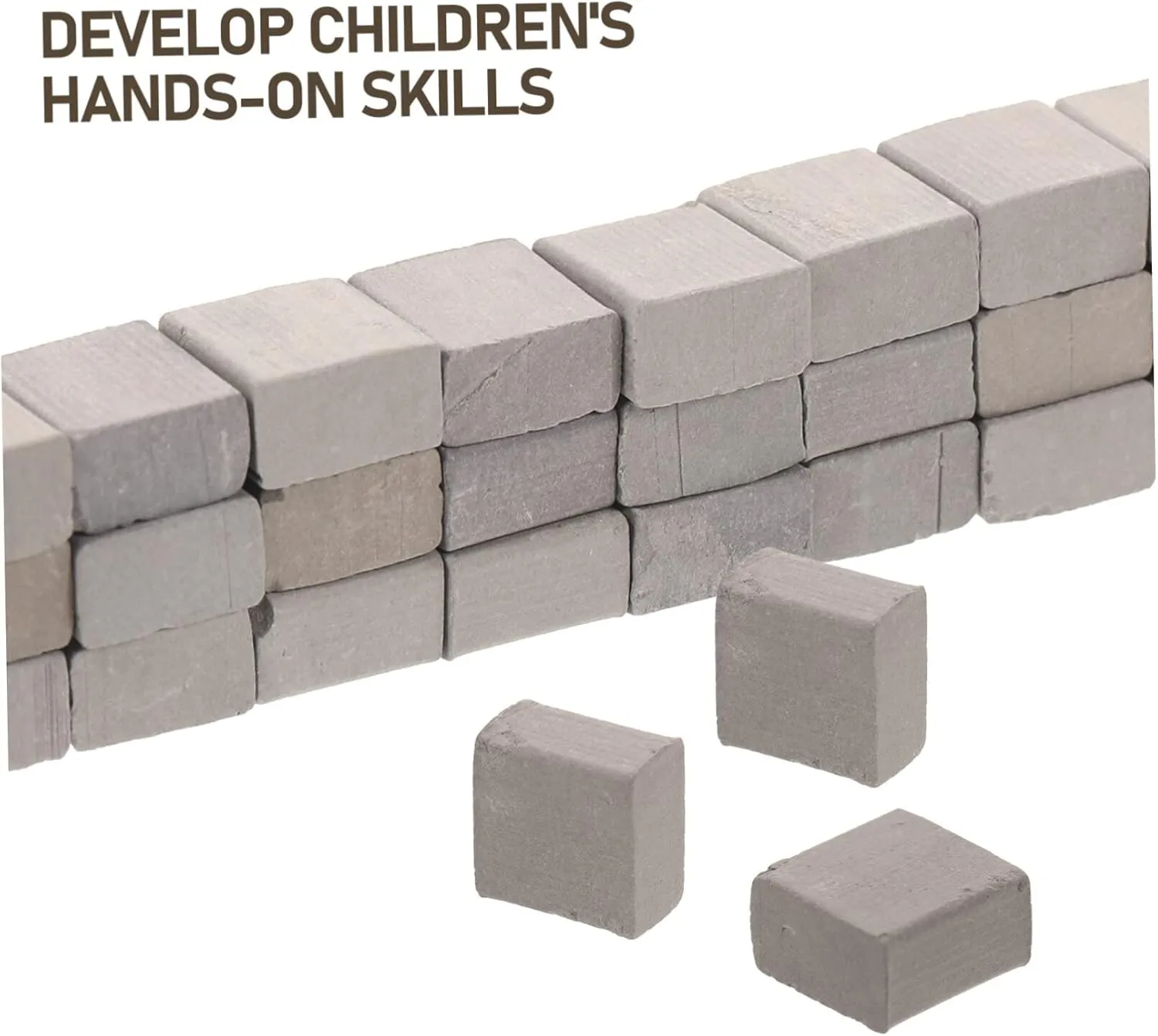 TOYANDONA 300pcs Miniature Bricks Simulation Wall Bricks for Micro Landscape DIY Crafts for Table Architecture and Model Building Projects for Boy Girl and Adults