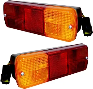 Tractor Tail Lights Assembly With 12V Bulbs Compatible With Jcb Robot 1110 1110Thf 259816A1 Combination light Jcb Rear Lights Jcb Construction Tractor Rear Lights OEM 700/41600 Mccormik, David Brown