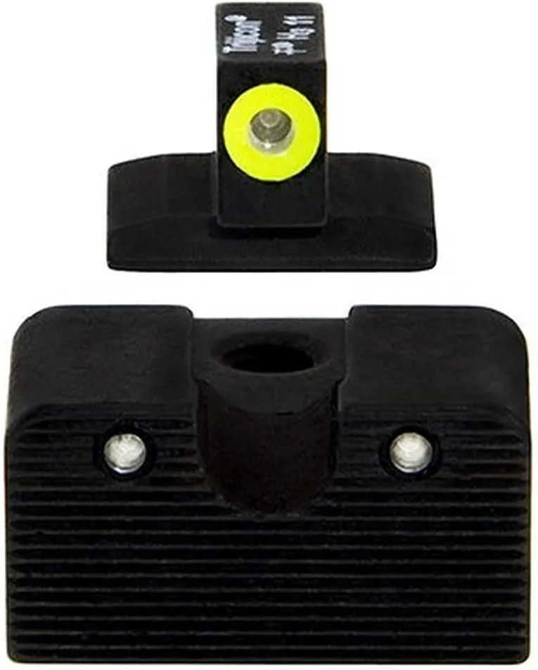 Trijicon CA128Y Novak HD Night Sight Set, Low Mount Dovetail Cut, Yellow Front Lamp