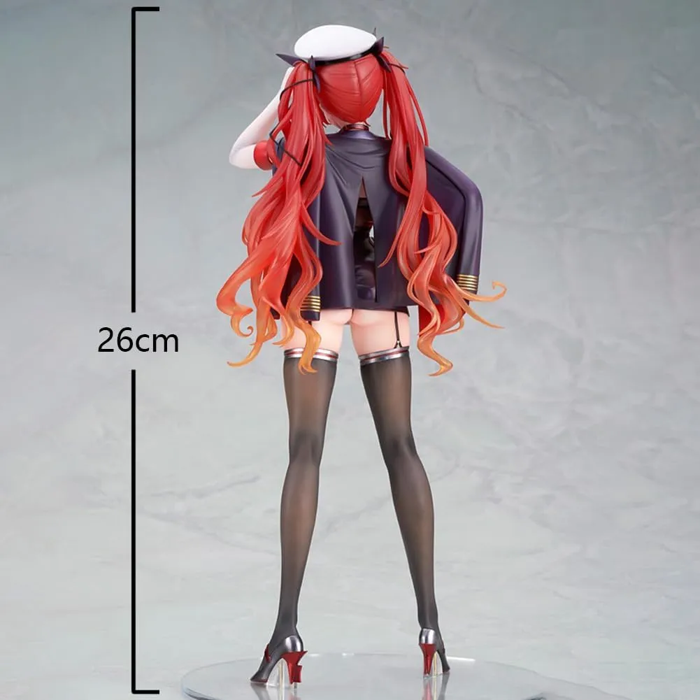 USS Honolulu/USS St. Louis Figure Anime Standing Action Model Doll Cute Manga Ornaments Gifts 2pcs