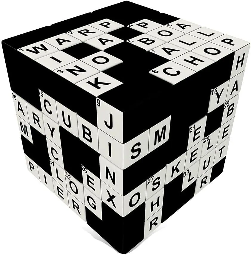 V-Cube Crossword 3 Cube Toy