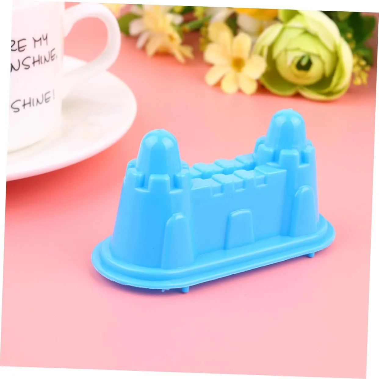 Vaguelly 30pcs Boy Girl Castle Building Mold Thicken Plastic Sand for Creative Fun at Beach Sandbox Random Color for Boy Girl Developmental Skills Learning