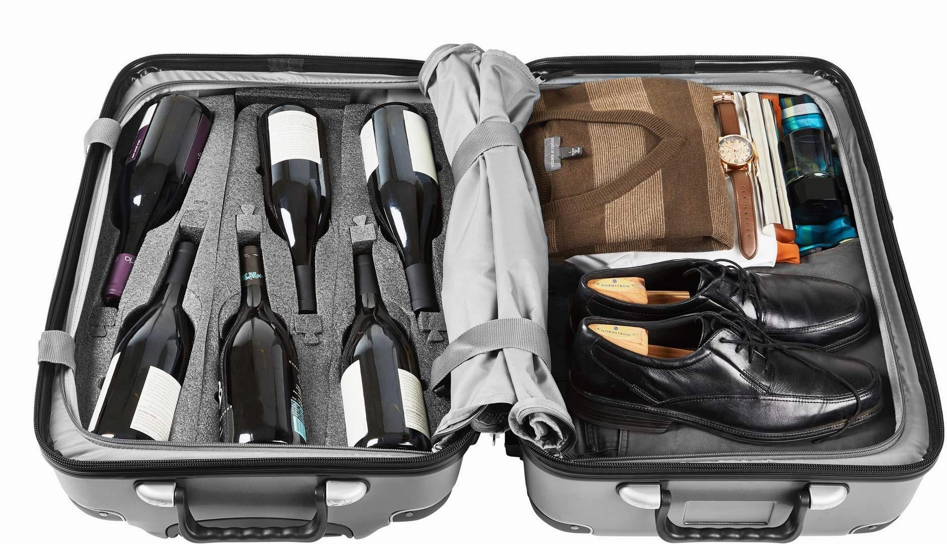 VinGardeValise Grande 05 - 12 Bottle Wine Travel Suitcase