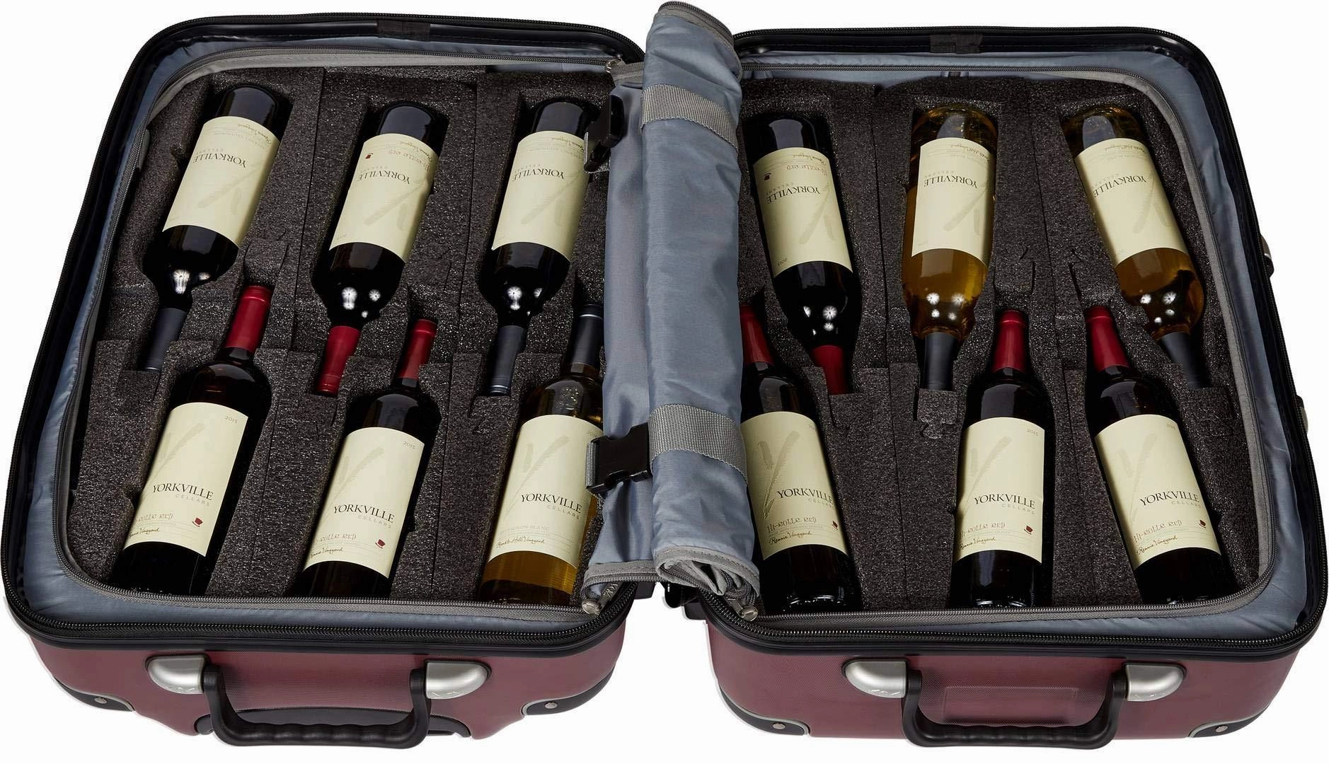 VinGardeValise Grande 05 - 12 Bottle Wine Travel Suitcase