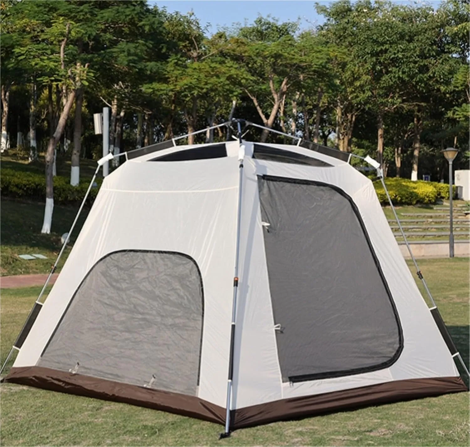 Vinyl Two-in-one Tent Outdoor Canopy Portable Thickened Rainproof Outdoor Camping
