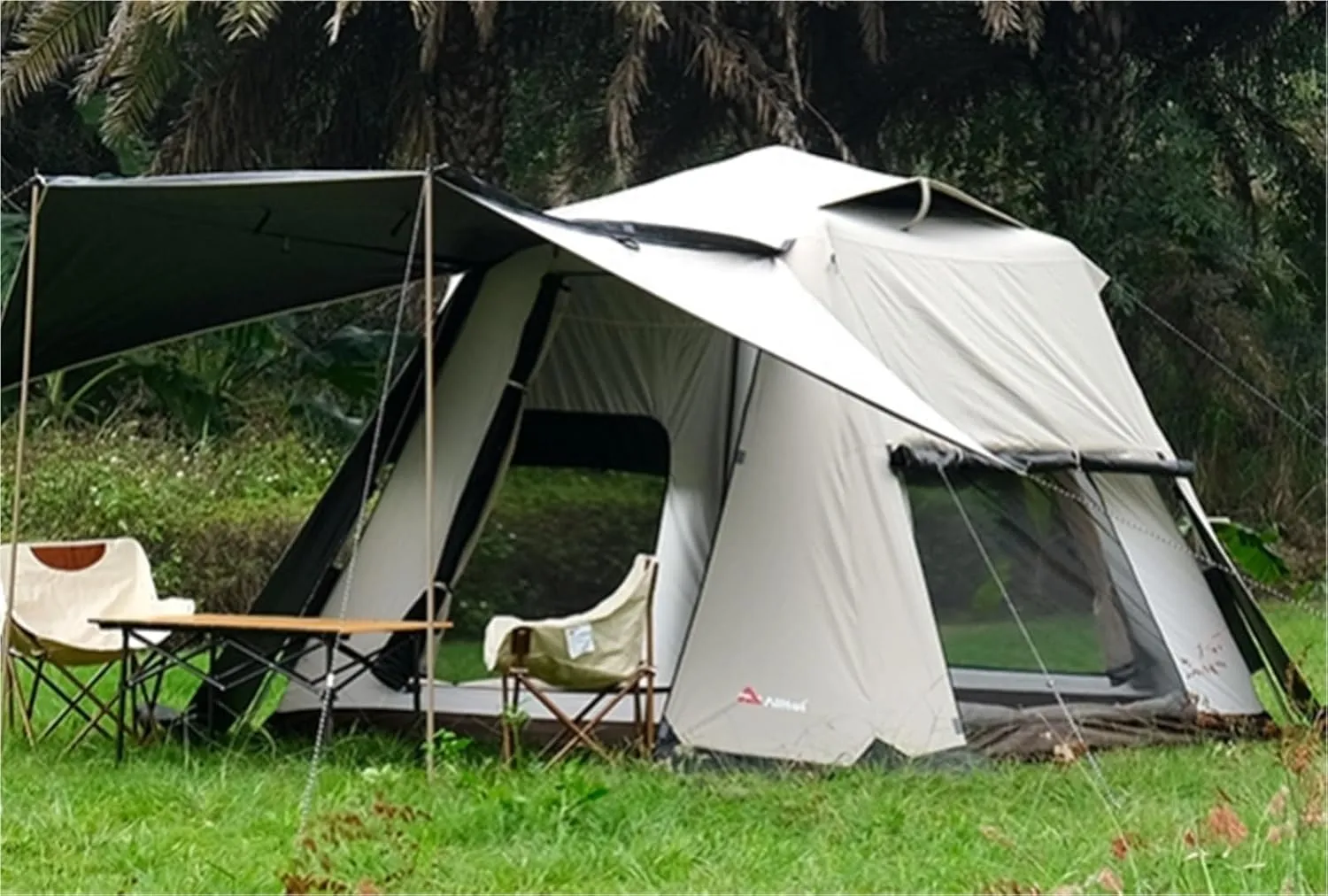 Vinyl Two-in-one Tent Outdoor Canopy Portable Thickened Rainproof Outdoor Camping