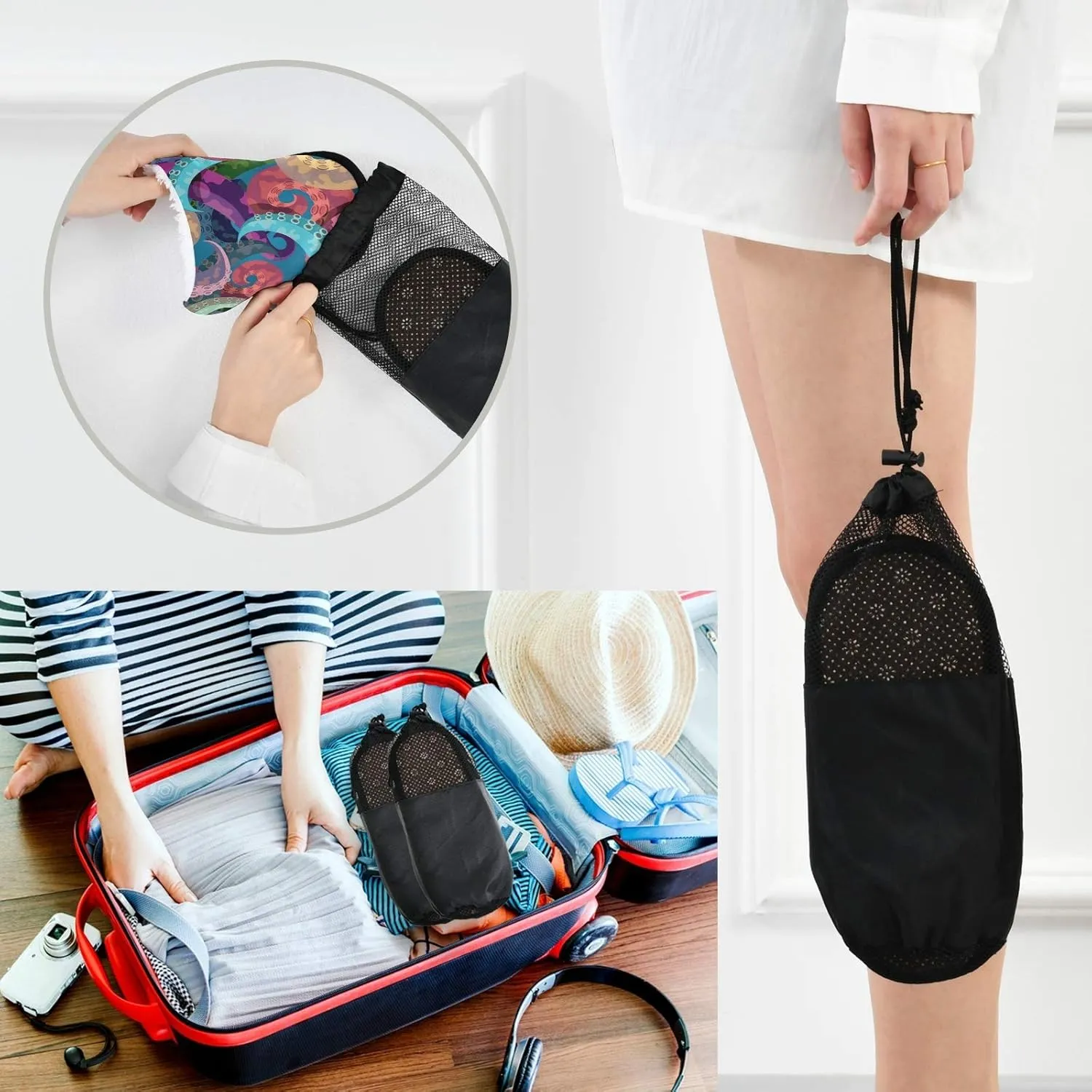 visesunny Slippers for Women Mens Funny Winter Warm Memory Foam Cotton Home Slippers Soft Plush Fleece Slip on House Slippers Unisex