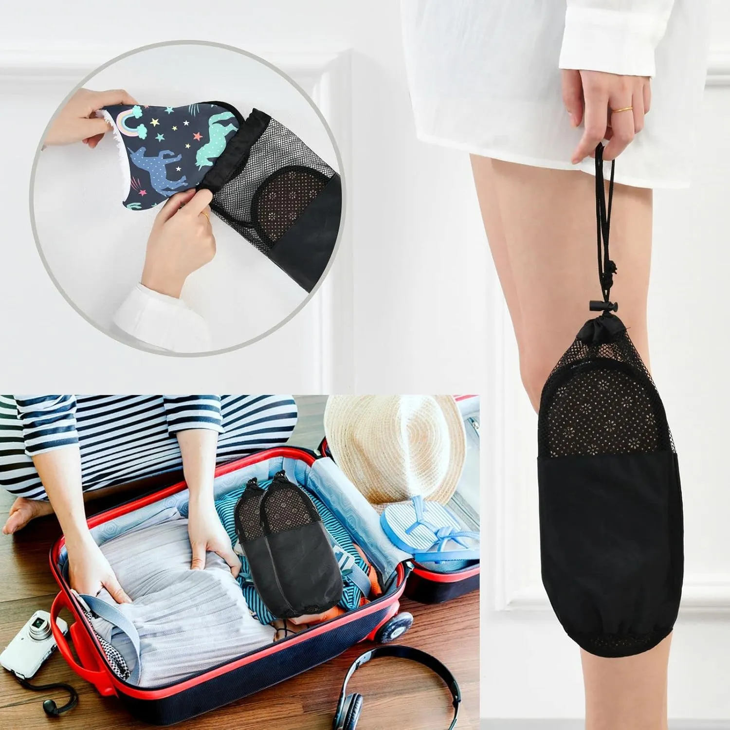 visesunny Slippers for Women Mens Winter Warm Memory Foam Cotton Home Slippers Women's House Slippers Bedroom Slippers Cozy Indoor Outdoor Shoes Unisex