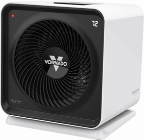 Vornado Velocity CUBE 5S Whole Room Space Heater with Swiveling Base, Indoor Use, White
