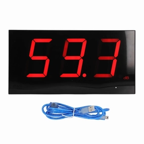 Wall Mounted High Accuracy Decibel Meter with Wide Measuring Range and USB for Noise Monitoring