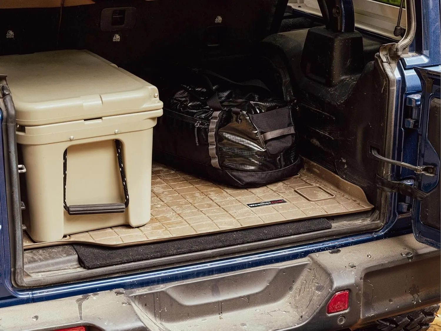 WeatherTech Cargo Trunk Liner for Ford Edge, Edge ST - Behind 2nd Row w/Bumper Protector (41791SK) Tan