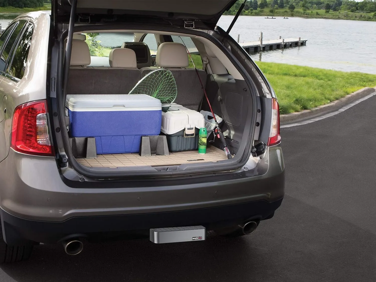 WeatherTech Cargo Trunk Liner for Ford Explorer - Behind 2nd Row (41489) Tan