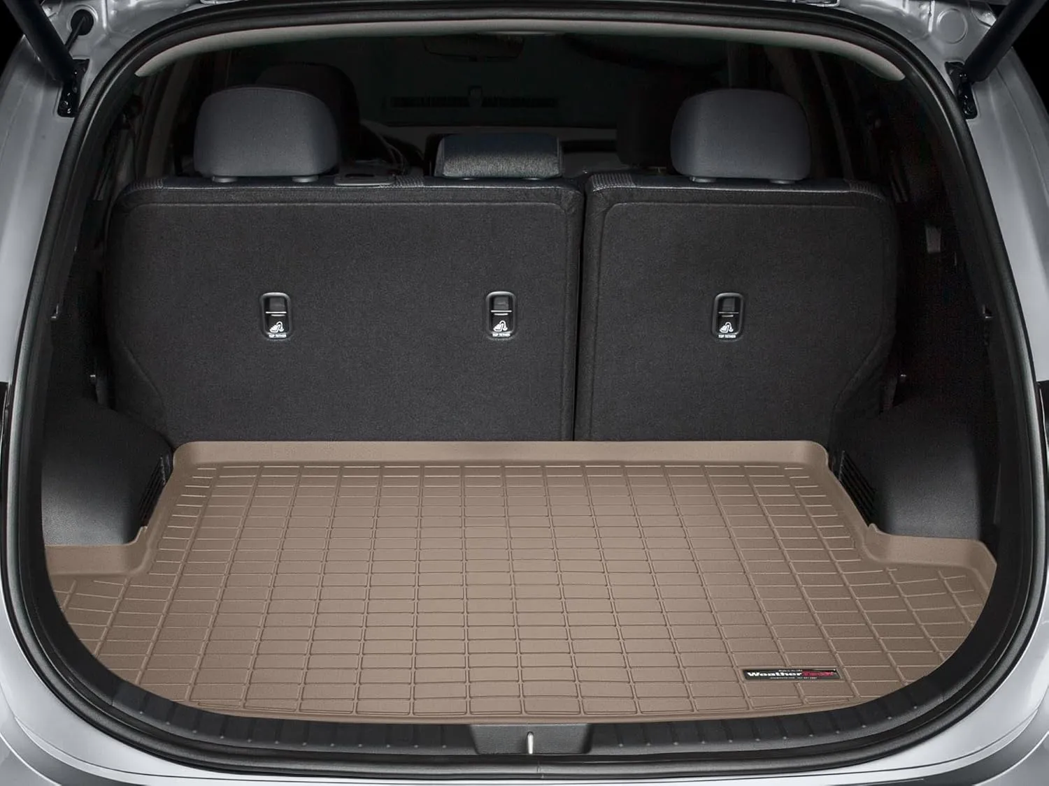 WeatherTech Cargo Trunk Liner for Hyundai Santa Fe - Behind 2nd Row (411415) Tan