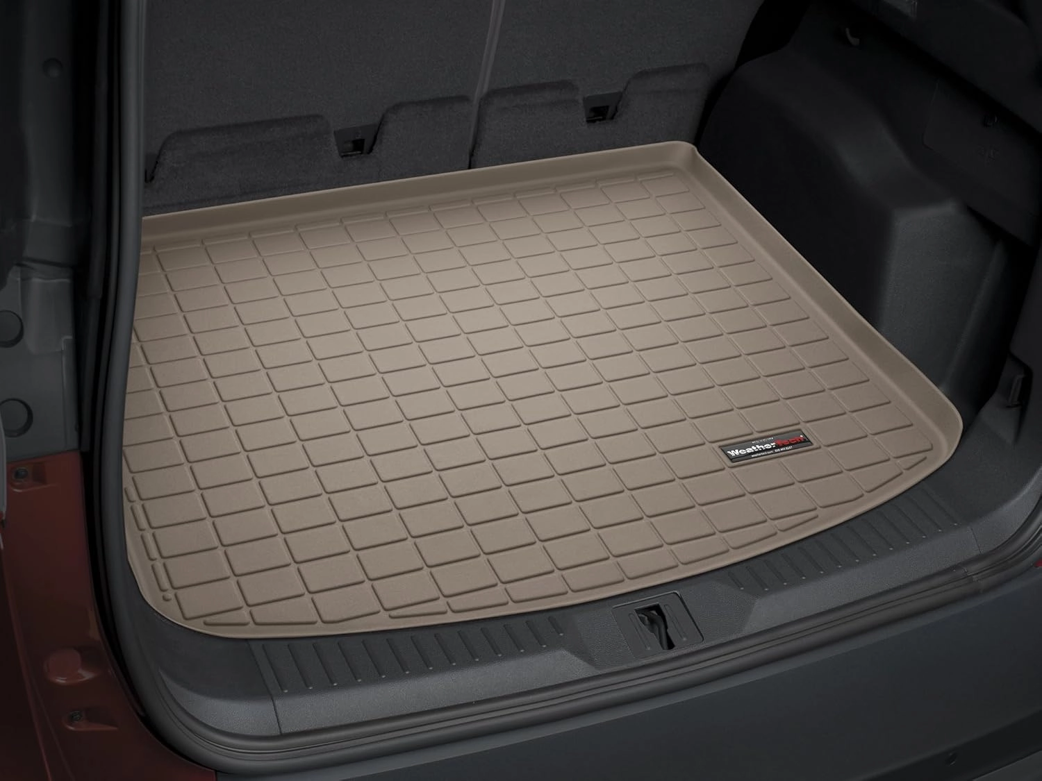 WeatherTech Cargo Trunk Liner for Ford Escape Hybrid, Escape Plug-in Hybrid, Escape - Behind 2nd Row (411323) Tan