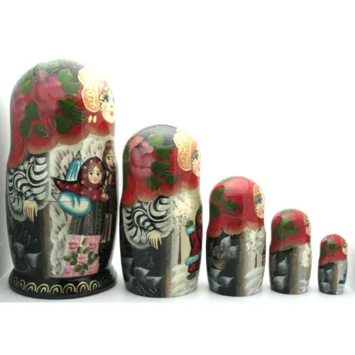 Winter Village Story Stacking Set
