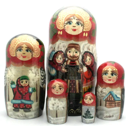 Winter Village Story Stacking Set