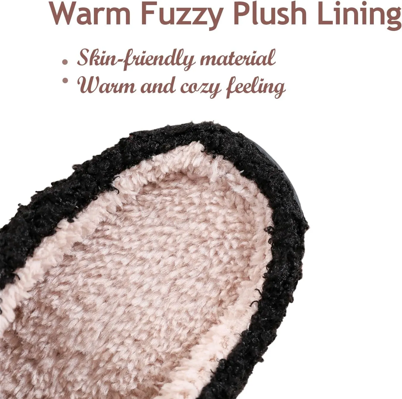 Women Men Home Slippers Romantic Valentine's Day Couple Love Pattern Fluzzy Plush Warm Slippers Anti Slip House Slippers Indoor Shoes