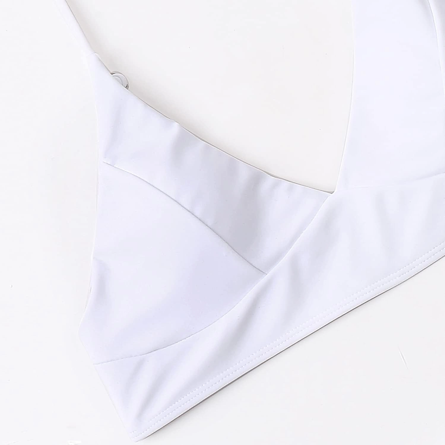 Women's Bikini Top Soild Color Push Up V Neck Bathing Suit Swimsuit Top