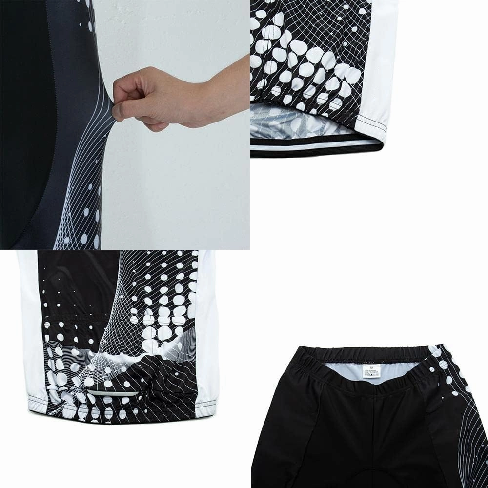 Women's Cycling Clothing Set Long Sleeve Road Bike Shirt Cycling Jersey Bicycle Pants with Gel Padded
