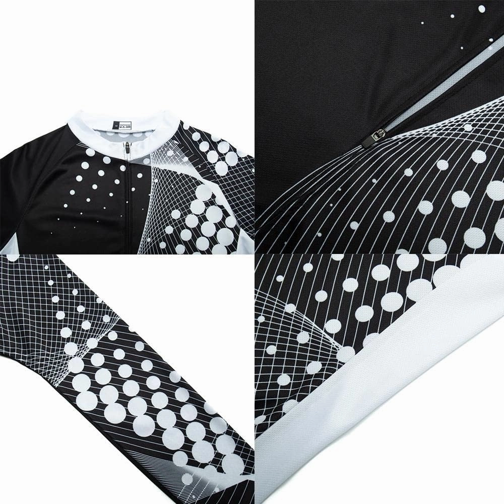 Women's Cycling Clothing Set Long Sleeve Road Bike Shirt Cycling Jersey Bicycle Pants with Gel Padded