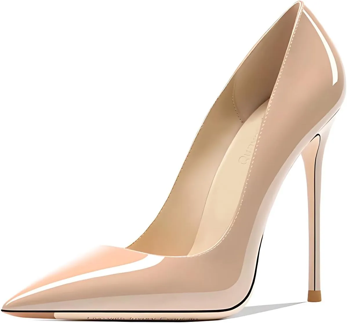 Women's Pointed Toe Shallow Stiletto Heels 4.7 Inch Pumps Wedding Party Banquet Shoes