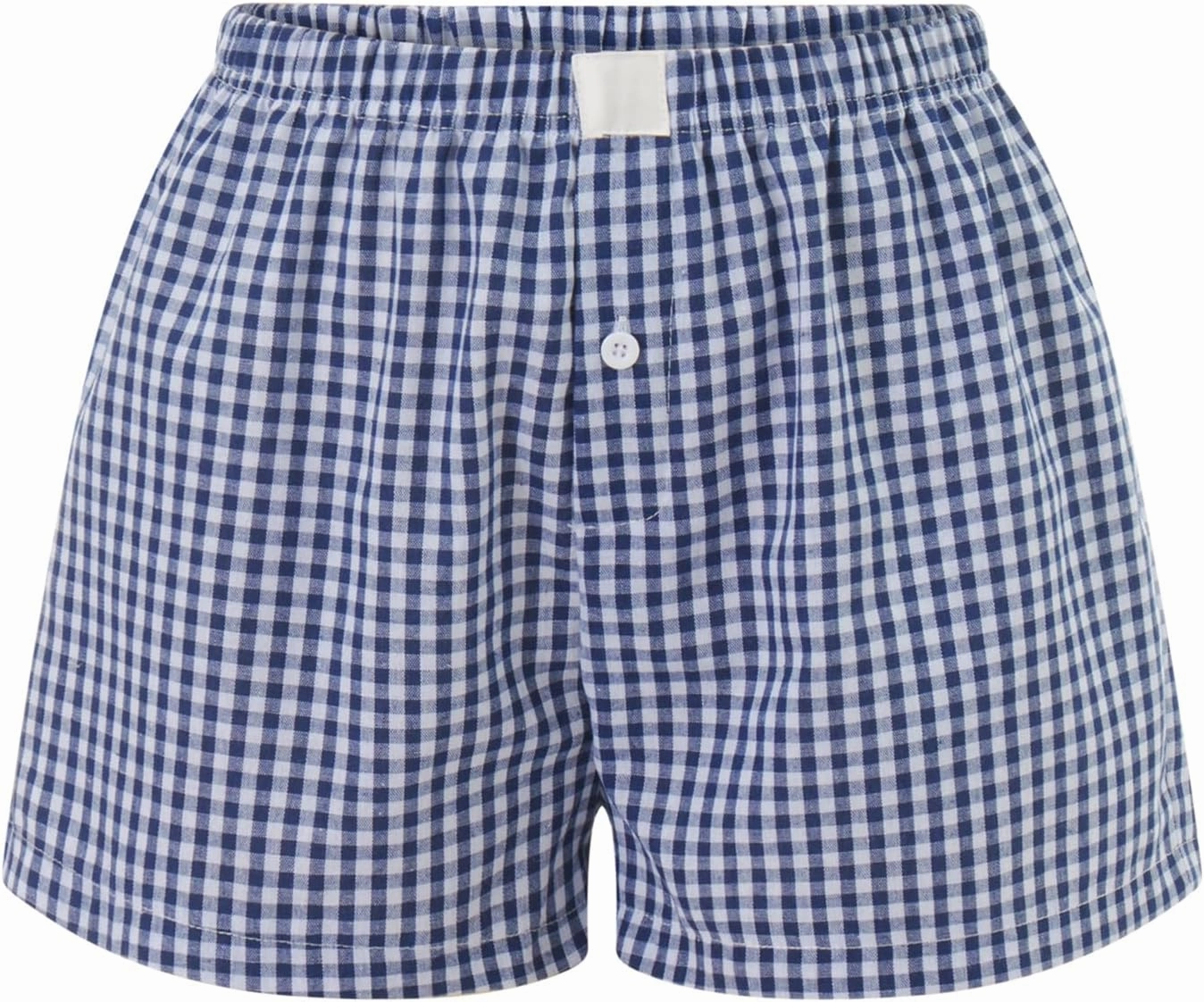 Womens Y2k Cute Plaid Striped Print Pajama Boxer Shorts Gingham Lounge PJ Bottoms Shorts Checkered Sleep Shorts