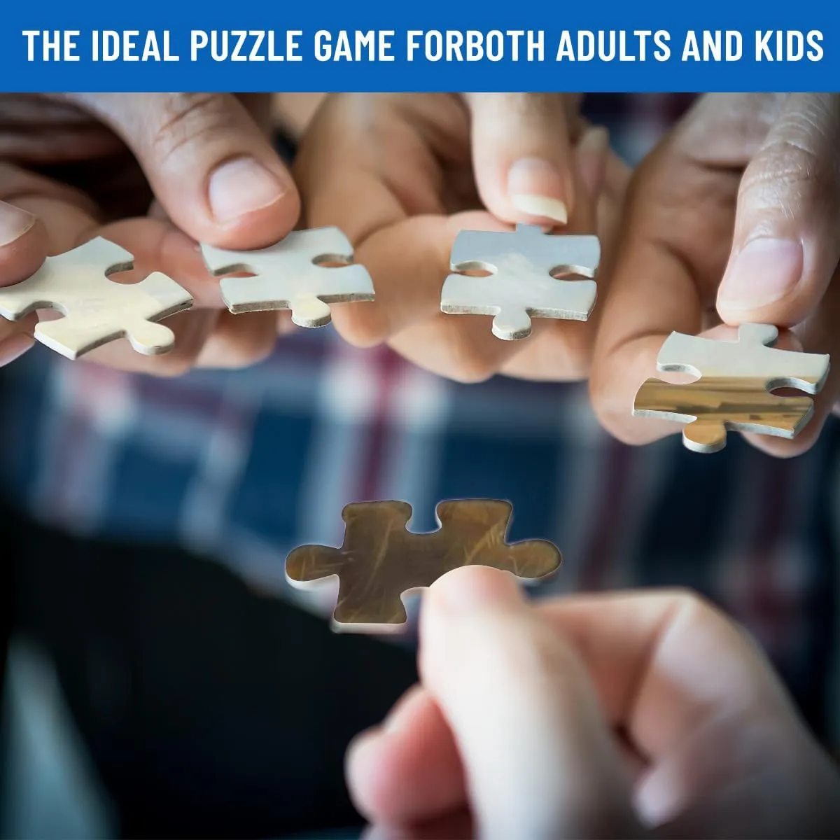 Wooden Puzzle 500 Pieces Grassland for Players Who Like to Challenge The Difficult and Unlock More Complex Patterns in Hd