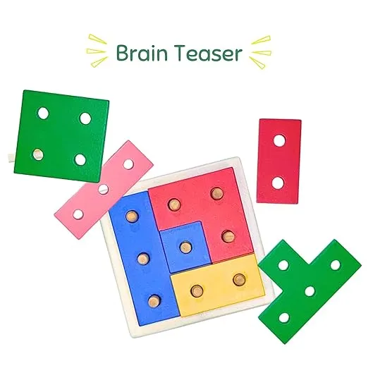 Wooden Tetris Block Puzzle