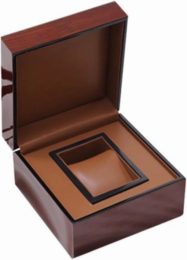 Wooden Box High-end Watch Box Painted and Glossy Watch Box Design Flip Top Jewelry Box