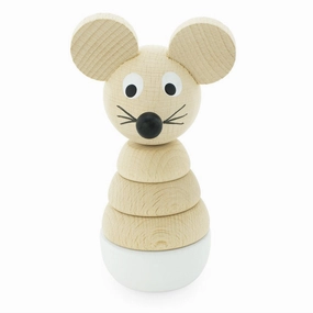 Wooden Mouse Stacking Puzzle - Hobbs