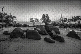 Wooden Puzzles Blackwhite Photos Landscape Wonderful Bintan Indonesia Jigsaw Puzzles for Adults 1000 Pieces Impossible Puzzle Challenging Puzzle Educational Toys Decompression Game