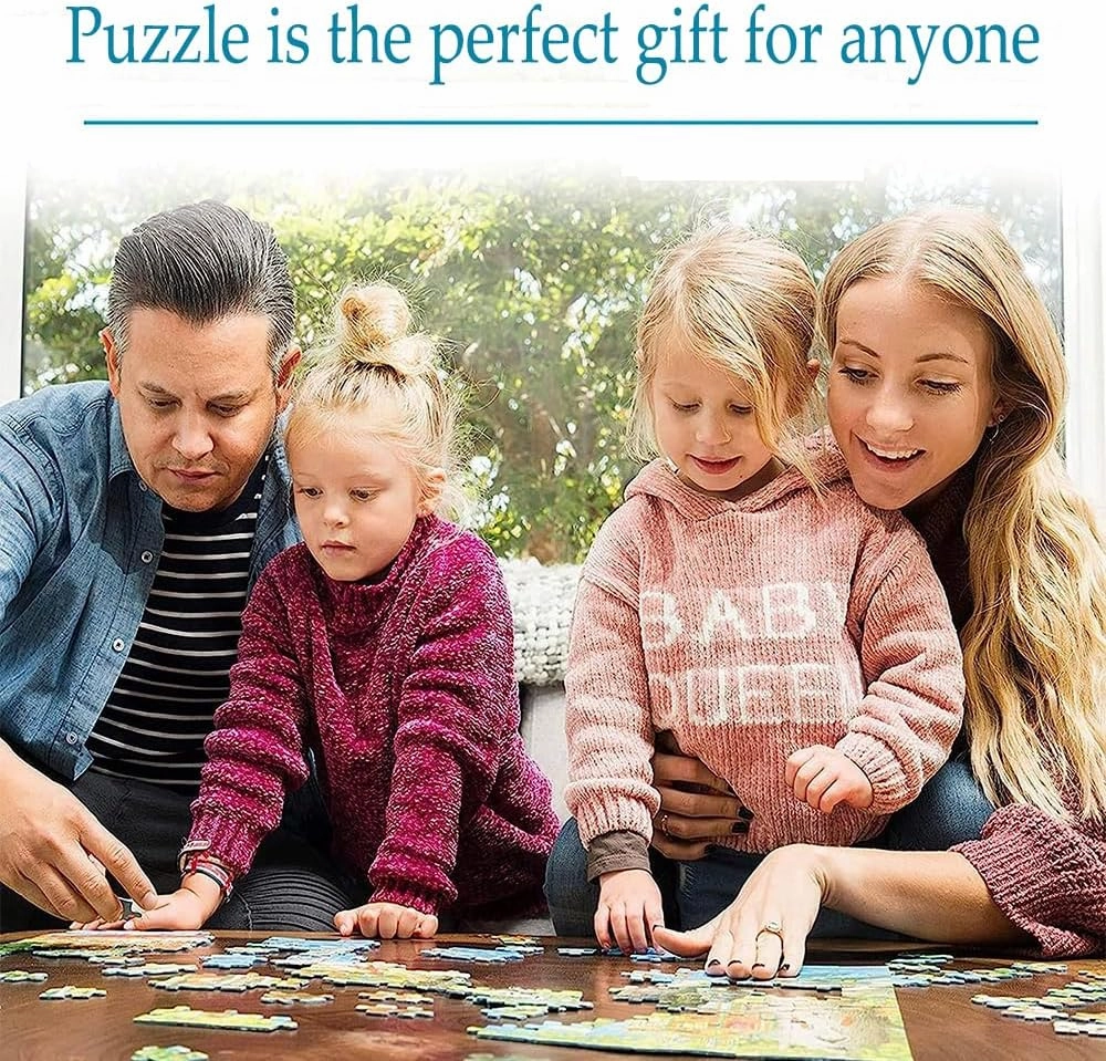Wooden Puzzles for Adults 500 Pieces - Jigsaw Puzzle Grassland Elephant Wooden Puzzle,Stress Relief Games,Family Games,Puzzles Full of Challenges and Excitement,Gifts,Educational Puzzles