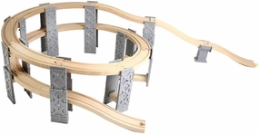 Wooden Train Set Accessories - Spiral Assembling Kits,