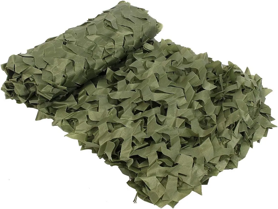 Woodland Camo Netting, Camouflage Net Military for Camping, Hunting, Shooting, Blind, Hide, Children’s Play, Kids,Army Sunscreen Nets