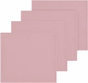 xigua Plain Bright Pink Solid Color Washcloths Towels, Highly Absorbent and Soft Cotton Face Cloths, 6 Pack Quick Dry Wash Cloths - 12 X 12 Inches