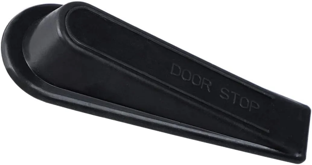 XYWHPGV Rubber Door Stop Multi-Surface Door Stop Wedge Wedges Door Holes - Flexible and Non-Scratch Door Holder, Black(cc377 72a42 2d60a 18a9a b306e 29b6d