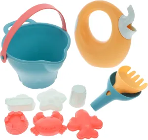 Yardwe Bright Colors Lovely Shapes Boys and Girls Sand Toys Set 10 Pieces Summer Beach Toys for Boys and Girls