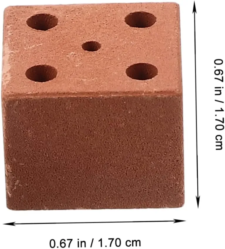 YARNOW 2sets 20pcs Miniature Brick Simulation Bricks for DIY Landscaping Projects for Fairy Garden Walls and Model Train Layouts Creative Building Accessories 20pcs*2