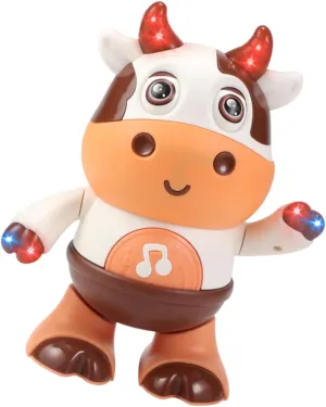 YARNOW Musical Robot with Lights Interactive Plaything for Fun Present for Bright Design Enhances Parent Interaction and Musical Play