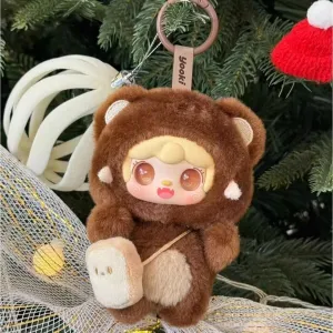 Yooki 4th Generation Blind Box Bear Series Cute Plush Kawaii Action Figure Plush Keychain Pendant Gift