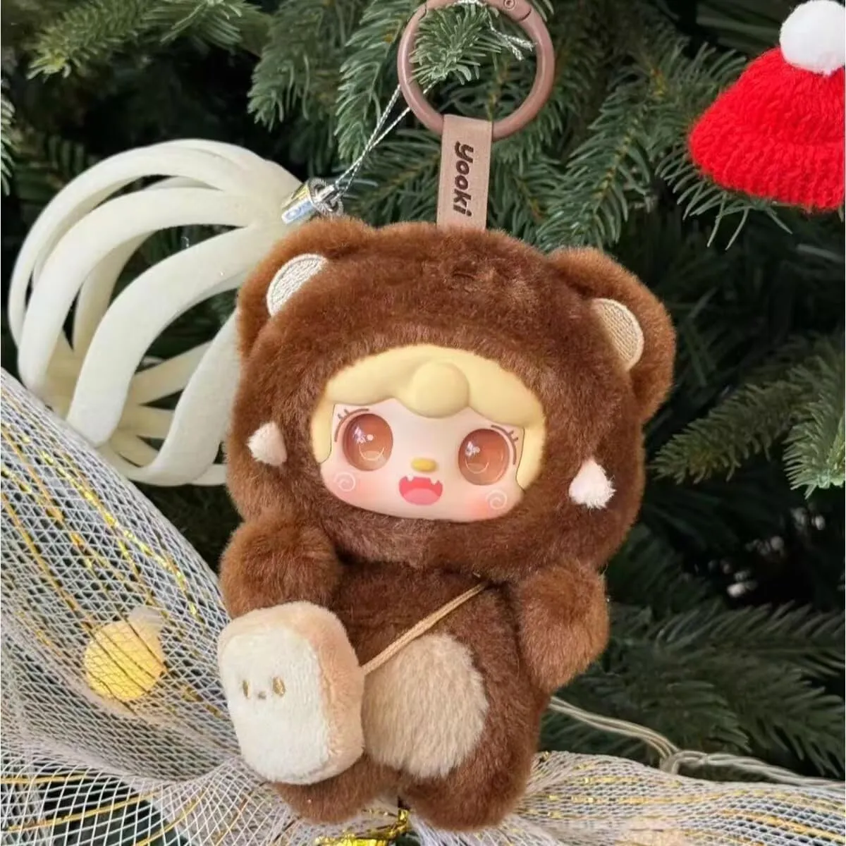 Yooki 4th Generation Blind Box Bear Series Cute Plush Kawaii Action Figure Plush Keychain Pendant Gift