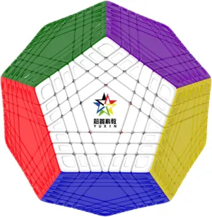 YuXin Teraminx Stickerless 7x7 Dadecahedyon Cube12 Sided Cube Puzzle Gigaminx 7x7 Megaminx Speed Cube
