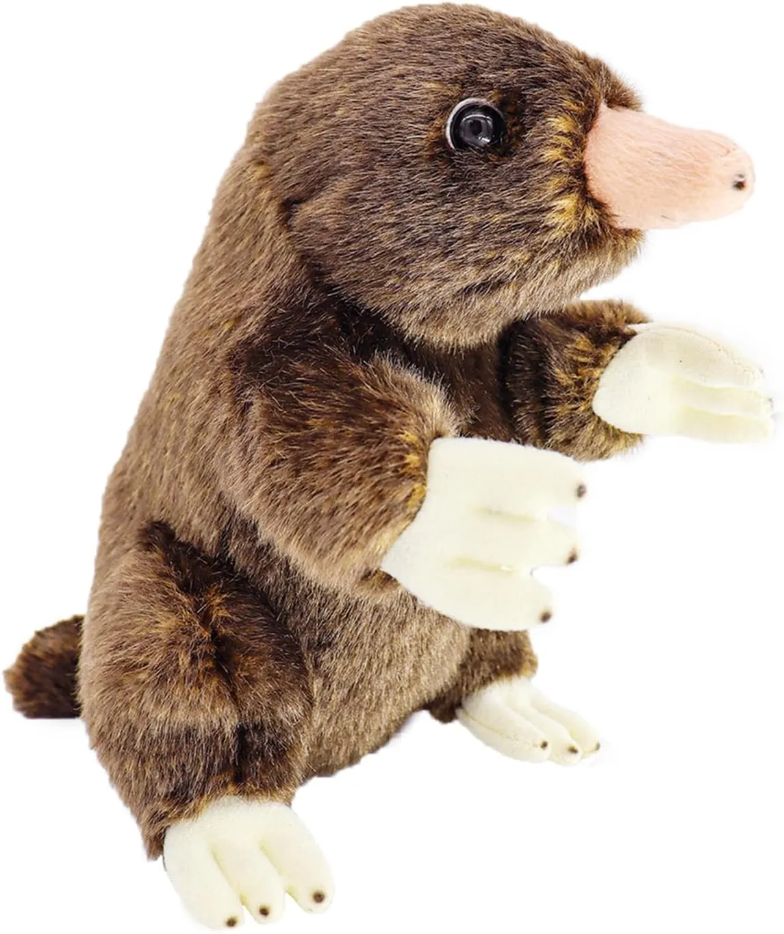 ZHONGXIN MADE Mole Plush Toy - Realistic Mole Stuffed Animals, Lifelike Standing Mole Animals Stuffed Toys Birthday Gifts for Kids, 7.9Inches