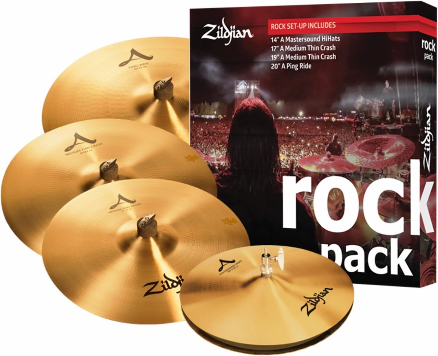Zildjian Rock A Cymbal Set