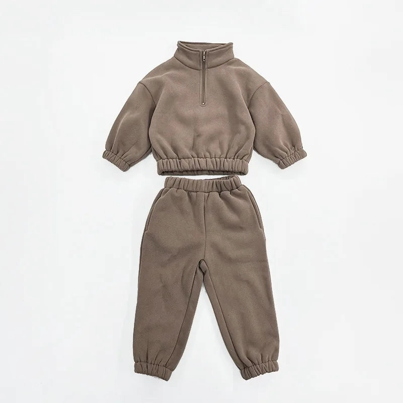 Zip Fluffy Tracksuits | 4 Colours