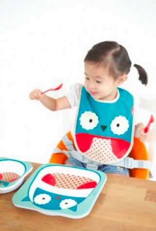Zoo Tabletop Melamine Set Owl